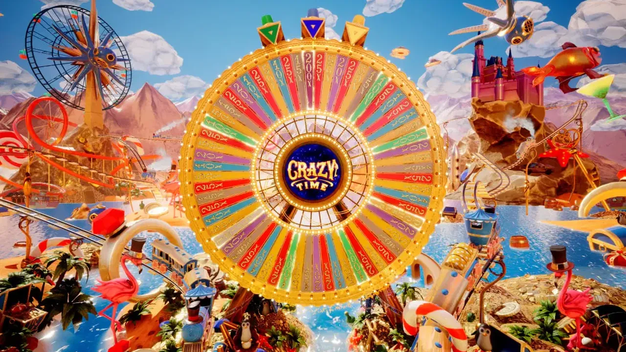 Crazy Time bonusové hry výhra až 20000x multiplikátor
